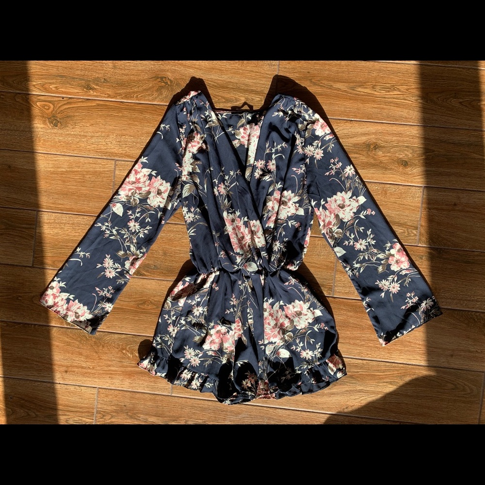 Honey Punch Floral Romper